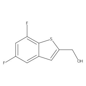 (5,7-Difluoro-benzo[b]thiophen-2-yl)-methanol Structure