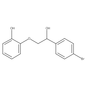 2-[2-(4-Bromophenyl)-2-hydroxyethoxy]phenol结构式
