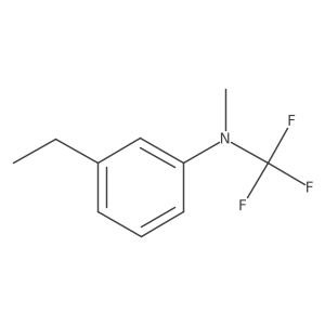 3-ethyl-N-methyl-N-(trifluoromethyl)aniline结构式