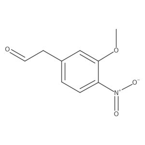 3-Methoxy-4-nitrobenzeneacetaldehyde结构式