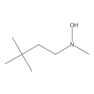N-(3,3-dimethylbutyl)-N-methylhydroxylamine结构式