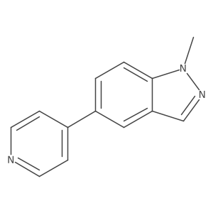 1-Methyl-5-(pyridin-4-yl)-1H-indazole结构式