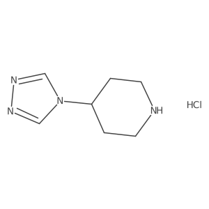 4-(4H-1,2,4-Triazol-4-yl)piperidine hydrochloride Structure