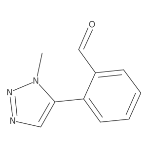 2-(1-Methyl-1H-1,2,3-triazol-5-yl)benzaldehyde Structure