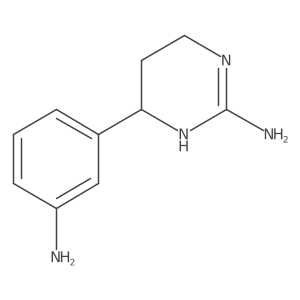 6-(3-Aminophenyl)-1,4,5,6-tetrahydropyrimidin-2-amine Structure