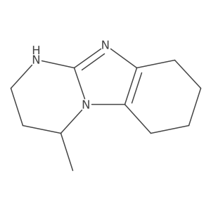 13-Methyl-1,8,10-triazatricyclo[7.4.0.0,2,7]trideca-2(7),8-diene结构式