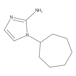 1-cycloheptyl-1H-imidazol-2-amine Structure
