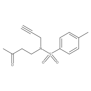 4-Methyl-N-(3-oxobutyl)-N-(prop-2-yn-1-yl)benzenesulfonamide Structure