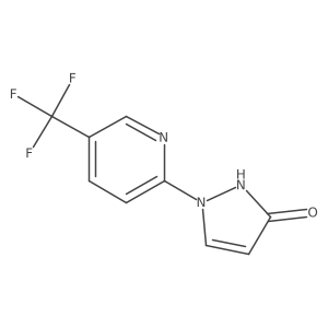 1-(5-trifluoromethyl-pyridin-2-yl)-1H-pyrazol-3-ol Structure