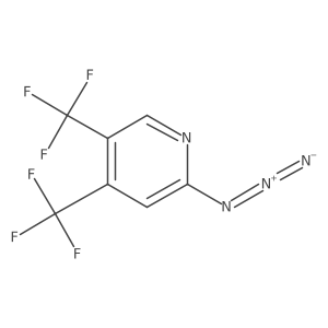 2-Azido-4,5-bis(trifluoromethyl)pyridine结构式
