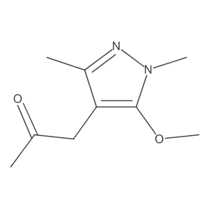 1-(5-methoxy-1,3-dimethyl-1H-pyrazol-4-yl)propan-2-one Structure