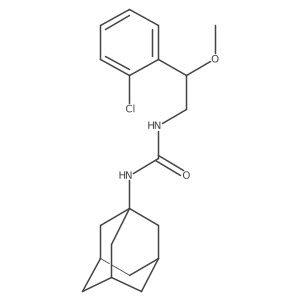 1-((1R,3s)-adamantan-1-yl)-3-(2-(2-chlorophenyl)-2-methoxyethyl)urea结构式