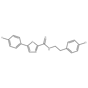N-(4-chlorophenethyl)-5-(4-fluorophenyl)oxazole-2-carboxamide Structure