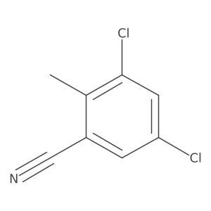 3,5-Dichloro-2-methylbenzonitrile结构式