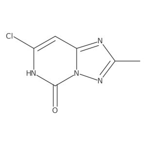 7-Chloro-2-methyl[1,2,4]triazolo[1,5-c]pyrimidin-5(6H)-one Structure