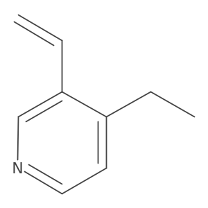4-Ethyl-3-vinylpyridine Structure