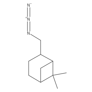 2-(Azidomethyl)-6,6-dimethylbicyclo[3.1.1]heptane结构式