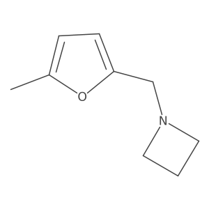 1-[(5-Methylfuran-2-yl)methyl]azetidine Structure