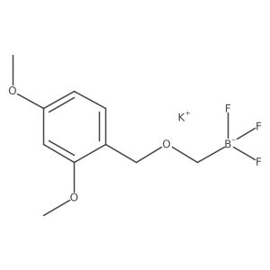 Potassium (((2,4-dimethoxybenzyl)oxy)methyl)trifluoroborate Structure
