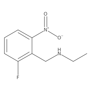 Ethyl[(2-fluoro-6-nitrophenyl)methyl]amine Structure