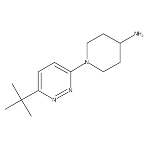 1-(6-(Tert-butyl)pyridazin-3-yl)piperidin-4-amine Structure