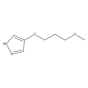 4-(3-Methoxypropoxy)-1H-pyrazole结构式