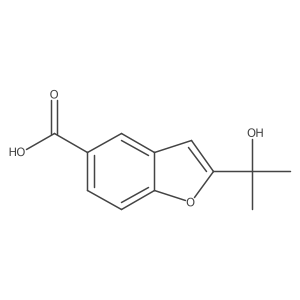 2-(2-hydroxypropan-2-yl)benzofuran-5-carboxylic Acid Structure