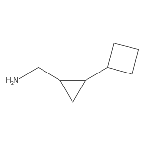 Rac-[(1r,2s)-2-cyclobutylcyclopropyl]methanamine Structure