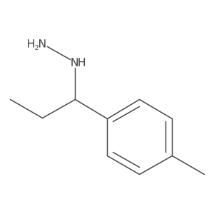 [1-(4-Methylphenyl)propyl]hydrazine Structure
