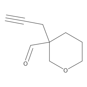 3-(Prop-2-yn-1-yl)oxane-3-carbaldehyde Structure