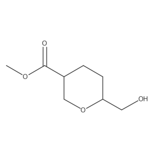 Methyl 6-(hydroxymethyl)tetrahydro-2H-pyran-3-carboxylate Structure