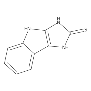 3,4-Dihydroimidazo[4,5-b]indole-2(1H)-thione结构式