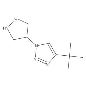 4-tert-butyl-1-[(4S)-1,2-oxazolidin-4-yl]-1H-1,2,3-triazole Structure