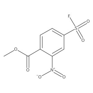 Methyl 4-(fluorosulfonyl)-2-nitrobenzoate Structure