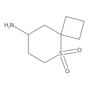 8-Amino-5lambda6-thiaspiro[3.5]nonane-5,5-dione结构式