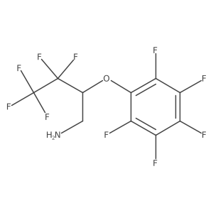 3,3,4,4,4-Pentafluoro-2-(2,3,4,5,6-pentafluorophenoxy)butan-1-amine Structure