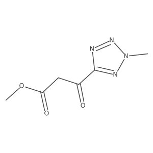 methyl 3-(2-methyl-2H-1,2,3,4-tetrazol-5-yl)-3-oxopropanoate Structure