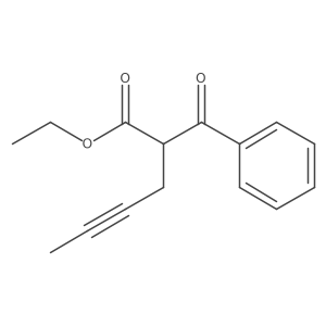Alpha-2-butyn-1-yl-beta-oxobenzenepropanoic acid ethyl ester结构式