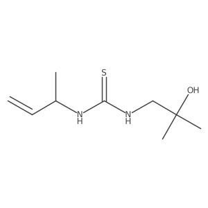 1-(But-3-en-2-yl)-3-(2-hydroxy-2-methylpropyl)thiourea Structure