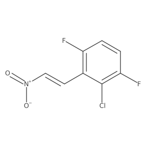 2-Chloro-1,4-difluoro-3-(2-nitroethenyl)benzene结构式