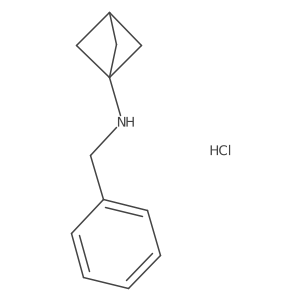 N-Benzylbicyclo[1.1.1]pentan-1-amine hydrochloride结构式