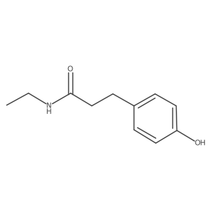 N-ethyl-3-(4-hydroxyphenyl)propanamide Structure