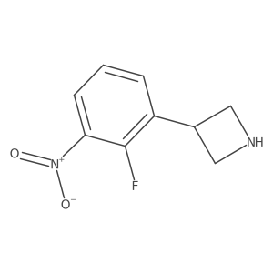 3-(2-Fluoro-3-nitrophenyl)azetidine Structure