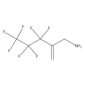 2-(Aminomethyl)-3,3,4,4,5,5,5-heptafluoropent-1-ene结构式