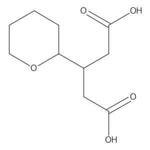 3-(Oxan-2-yl)pentanedioic acid Structure