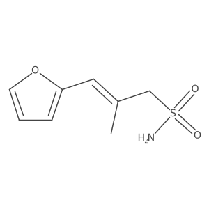 3-(Furan-2-yl)-2-methylprop-2-ene-1-sulfonamide Structure