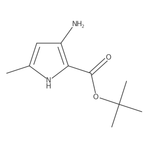 Tert-butyl 3-amino-5-methyl-1H-pyrrole-2-carboxylate Structure
