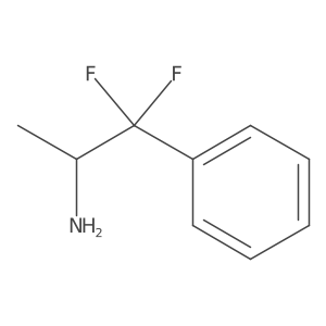 (2S)-1,1-difluoro-1-phenylpropan-2-amine结构式