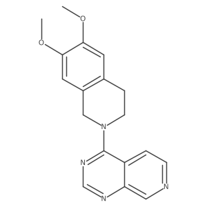 6,7-Dimethoxy-2-{pyrido[3,4-d]pyrimidin-4-yl}-1,2,3,4-tetrahydroisoquinoline Structure