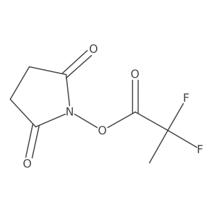2,2-Difluoro-propionic acid 2,5-dioxo-pyrrolidin-1-yl ester Structure